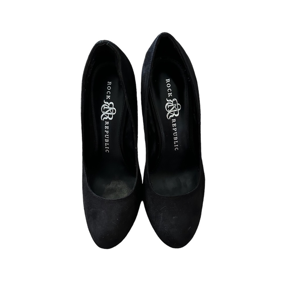 Black rock & republic high heels
